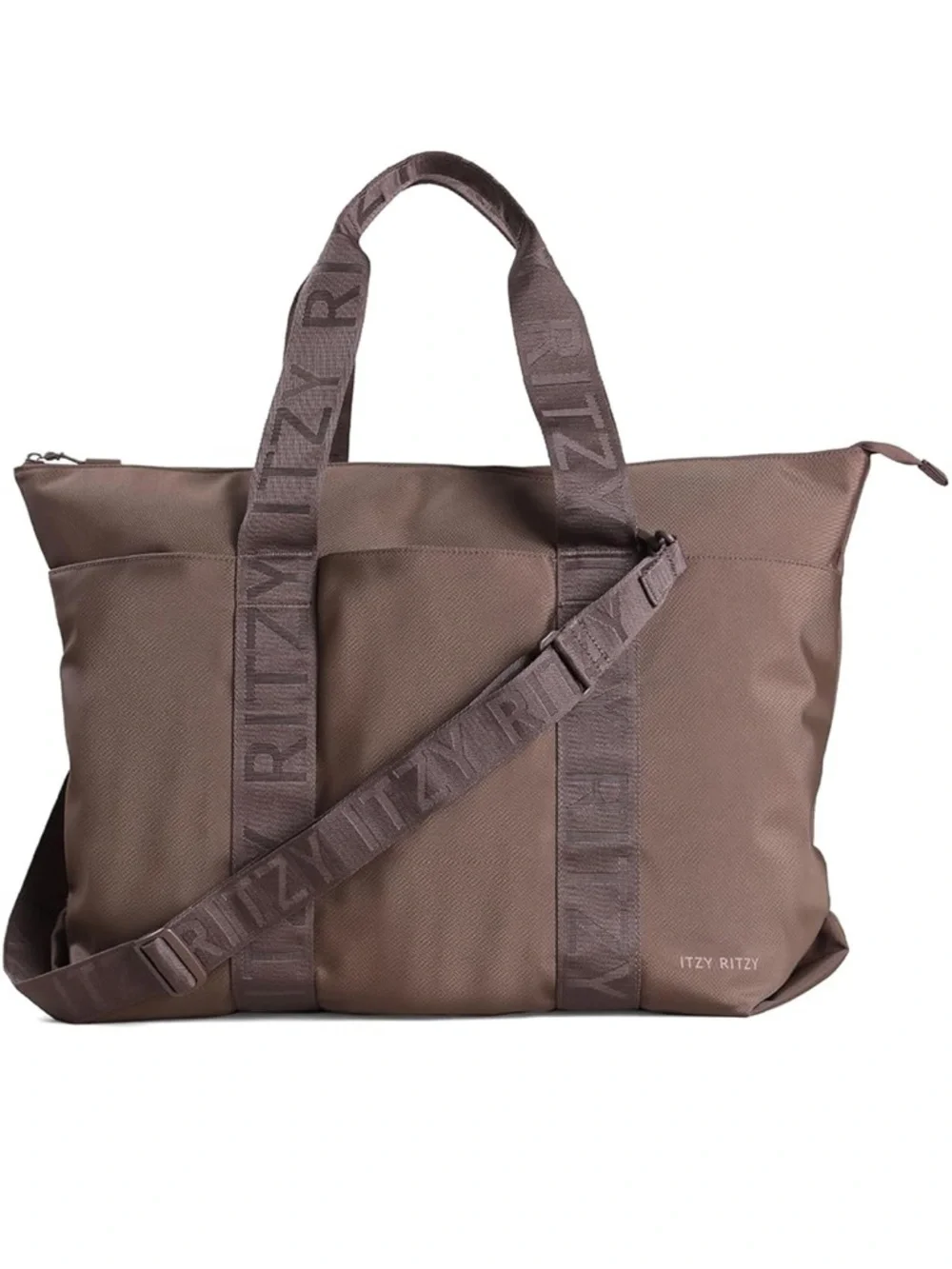 Itzy Ritzy Taupe Brown Men’s Weekend Carryall